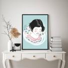 Quadro Amelie Poulain - Frase 45x34cm