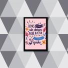 Quadro Amigos e Coisas Estúpidas 45x34cm - com vidro