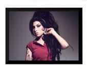 Quadro Amy Winehouse Musica Foto Poster Moldurado