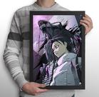 Quadro Anime Jujutsu Kaisen - Personagem Yuta (Tamanho A3)