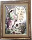 Quadro Anjo Da Guarda, Com Oração, Mod.08, 53x43cm. Angelus