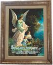 Quadro Anjo Da Guarda, oração, Mod. 10, Tam.53x43cm. Angelus