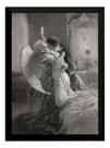 Quadro Anjo Encontro Romântico 1864 Mihály Zichy Arte