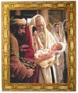 Quadro Apresentação de Jesus no templo, 01, 30x25cm. Angelus Quadro Apresentação de Jesus no templo, 01, 30x25cm. Angelus