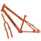 Quadro Aro 20 Ultra Bikes em Aço Carbono com Garfo Rebaixado Laranja