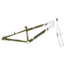 Quadro Aro 26 Ultra Bikes em Aço Carbono Bicolor com Garfo Rebaixado