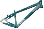 Quadro Aro 26 VikingX T-35 Mountain Bike Alumínio Cabos Internos freeride Unissex Azul Turquesa