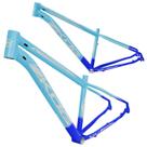 Quadro aro 29 Aluminio KOG tipo KSW Absolute Cabeamento interno Azul cob degrade Azul com Branco