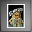 Quadro Arquétipo Cleópatra Com Diamante 33x24cm - com vidro Quadro Arquétipo Cleópatra Com Diamante 33x24cm - com vidro