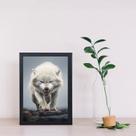 Quadro Arquétipo Lobo Feroz 45x34cm - com vidro Quadro Arquétipo Lobo Feroz 45x34cm - com vidro
