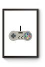 Quadro Arte Controle Snes Poster Quadro Arte Controle Snes Poster