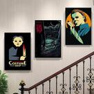 Quadro: Arte de parede, pintura, Halloween, Michael Myers, 40x60cm