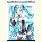 Quadro: arte de parede, pintura, tela, Hatsune Miku, 40x60cm