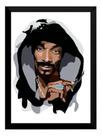 Quadro Arte Digital Snoop Dog Rap Hip Hop 42x29cm