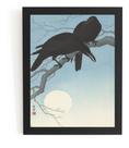 Quadro Arte Dois Corvos Em Um Galho, Ohara Koson, 1927
