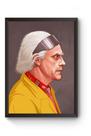 Quadro Arte Dr Emmett Brown Poster