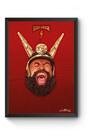 Quadro Arte Flash Gordon 2 Poster Moldurado