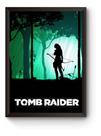 Quadro Arte Game Tomb Raider Poster Moldurado Quadro Arte Game Tomb Raider Poster Moldurado