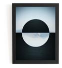 Quadro Arte Geometrica Sol Negro E Lua Eclipse Magico 44x32 Quadro Arte Geometrica Sol Negro E Lua Eclipse Magico 44x32
