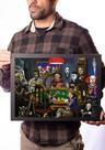 Quadro Arte Ícones Do Terror Freedy Jason Chucky Etc...