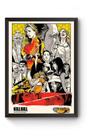 Quadro Arte Kill Bill Poster Moldurado