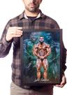 Quadro Arte Luke Sandoe Fisiculturista Arte Musculação