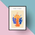 Quadro Arte Matisse The Fire 24x18cm