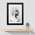 Quadro Arte Medusa - Candy Colors - 60x48cm