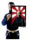 Quadro Arte Mestre Jigoro Kano Judo Jiu Jitsu Decoração Dojo