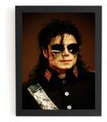 Quadro Arte Michael Jackson O Rei Do Pop 42x29cm