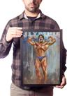 Quadro Arte Mike Mentzer Fisiculturista Musculação