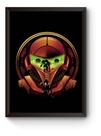 Quadro Arte Minimalista Metroid Poster Moldurado Quadro Arte Minimalista Metroid Poster Moldurado