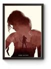 Quadro Arte Minimalista Tomb Raider Poster Moldurado Quadro Arte Minimalista Tomb Raider Poster Moldurado