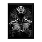 Quadro Arte Mma Lutadores Anderson Spider Silva 42x29cm