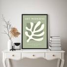 Quadro Arte Moderna Matisse Verde 24x18cm - com vidro Quadro Arte Moderna Matisse Verde 24x18cm - com vidro