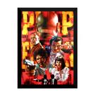 Quadro Arte Pulp Fiction Tempo De Violência Poster Moldurado