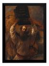 Quadro Arte Rembrandt Moises E Os 10 Mandamentos 42x29cm