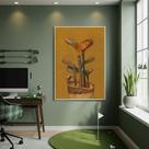 Quadro Arte Tacos De Golfe 70x50cm Mold Branca