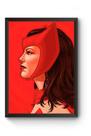Quadro Arte X Men Feiticeira Escarlate Poster