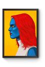 Quadro Arte X Men Mistica Poster