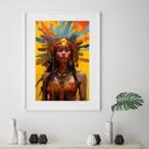 Quadro Artístico Cabocla Jupira - 60x48cm Quadro Artístico Cabocla Jupira - 60x48cm