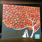 Quadro assinaturas casamento