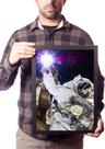 Quadro Astronauta Viagem Espacial Nave Decoração