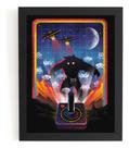 Quadro Atari Game Retro Arte Poster Moldurado