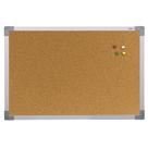 Quadro Aviso Moldura Aluminio Cortica Aparente 060X040Cm