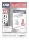 Quadro Aviso Multiuso Expositor A4 Dello Display Cristal 10 unidades