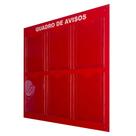 Quadro Avisos Gestão à Vista 6 Displays A4 em ACM Vermelho Painel Informativo Comunicados Lembretes Organização Profissional Parede Escritório Empresa Quadro Avisos Gestão à Vista 6 Displays A4 em ACM Vermelho Painel Informativo Comunicados Lembretes Organização Profissional Parede Escritório Empresa