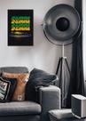 Quadro Ayrton Senna F1 Brasil com Vidro e Moldura Preta Tamanho:21cm x 30cm (A4)