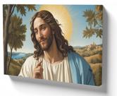 Quadro Azulejo 30x40 parede ou Mesa Jesus O Olhar que Acolhe Quadro Azulejo 30x40 parede ou Mesa Jesus O Olhar que Acolhe