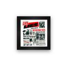 Quadro azulejo com moldura Guns in Roses Lies